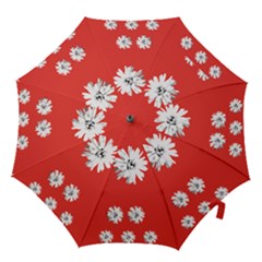 Daisy Field Coral Bridesmaid Umbrella 