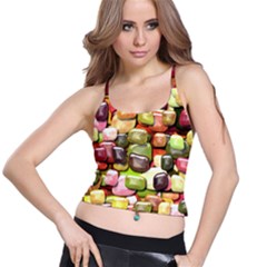 Stones 001 Spaghetti Strap Bra Tops