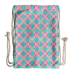 Cute Pretty Elegant Pattern Drawstring Bag (large)