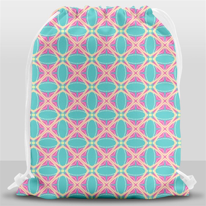 Cute Pretty Elegant Pattern Drawstring Bag (Large)