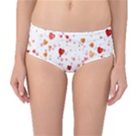 Heart 2014 0603 Mid-Waist Bikini Bottoms