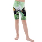 Wonderful Sea Turtle With Bubbles Kid s swimwear