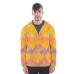 Fading squares Mesh Lined Wind Breaker (Men)
