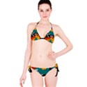 Misc shapes in retro colors Bikini set View3