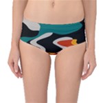Mid-Waist Bikini Bottoms