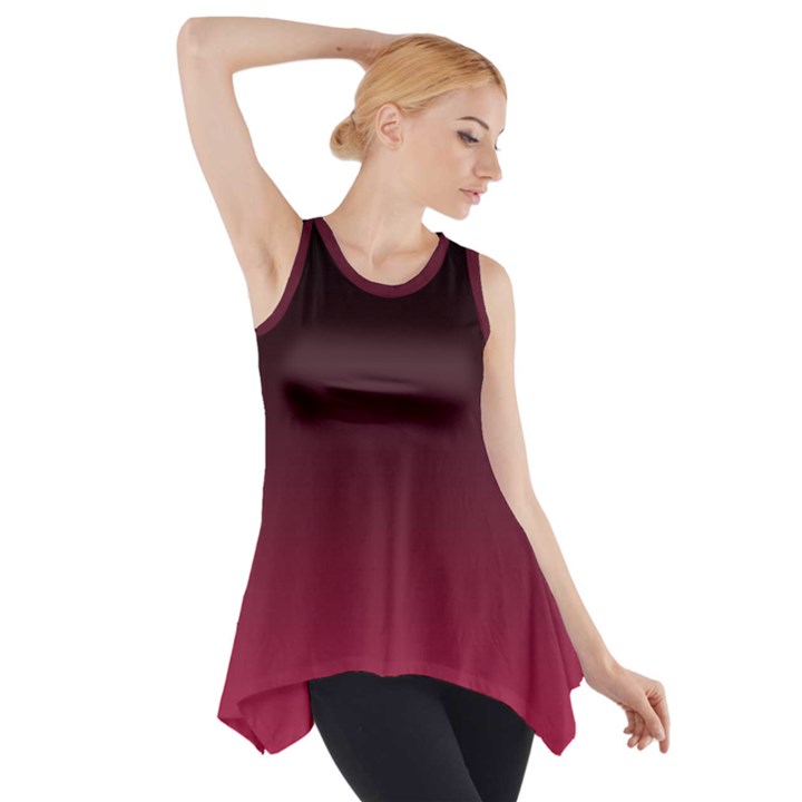 blackmaroon2 Side Drop Tank Tunic