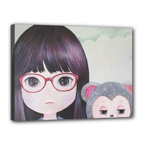 Close Encounter 4 Canvas 16  X 12 