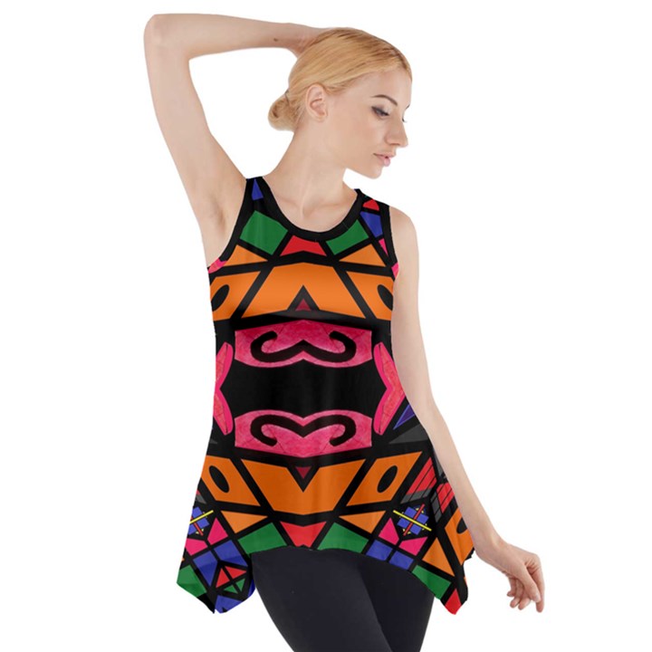 Monkey Best  Side Drop Tank Tunic