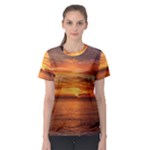 Sunset Sea Afterglow Boot Women s Sport Mesh Tee