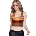 Sunset Sea Afterglow Boot Racer Back Crop Top