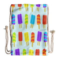 Food Pattern Drawstring Bag (large)