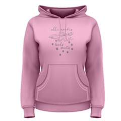 Pink All I Need Is Books And Cats Women s Pullover Hoodie