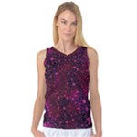 Retro Flower Pattern Design Batik Women s Basketball Tank Top