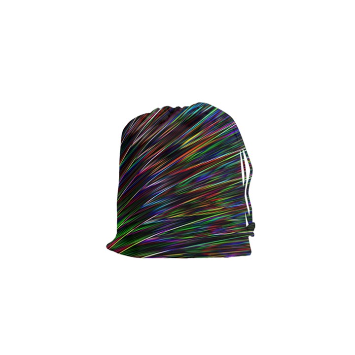 Texture Colorful Abstract Pattern Drawstring Pouches (XS) 