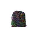 Texture Colorful Abstract Pattern Drawstring Pouches (XS)  View2