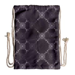 Abstract Seamless Pattern Drawstring Bag (large)