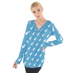 Air Pattern Women s Tie Up Tee