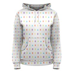 Sign Pattern Women s Pullover Hoodie