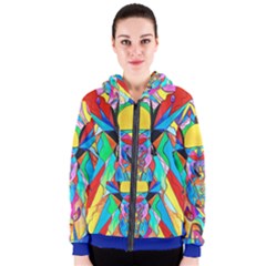 Arcturian Metamorphosis Grid - Women s Zipper Hoodie