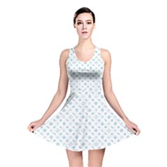 Gray Of Pattern With Seashells Reversible Skater Dress