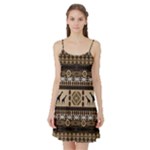Giraffe African Vector Pattern Satin Night Slip