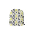 Tricolored Geometric Pattern Drawstring Pouches (Small)  View2