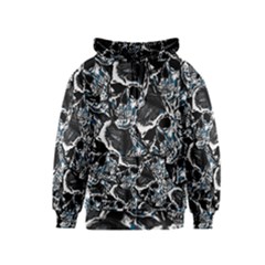 Skulls Pattern Kids  Zipper Hoodie