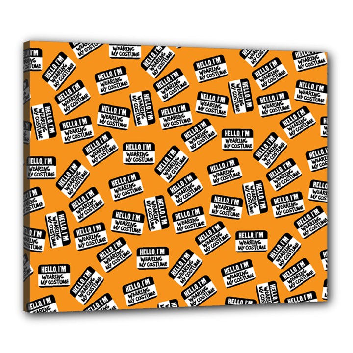 Pattern Halloween  Canvas 24  x 20 