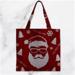 Ugly Christmas Sweater Zipper Grocery Tote Bag