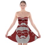 Ugly Christmas Sweater Strapless Bra Top Dress