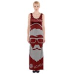 Ugly Christmas Sweater Maxi Thigh Split Dress
