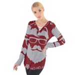 Ugly Christmas Sweater Tie Up Tee
