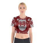 Ugly Christmas Sweater Cotton Crop Top