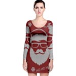 Ugly Christmas Sweater Long Sleeve Velvet Bodycon Dress