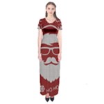 Ugly Christmas Sweater Short Sleeve Maxi Dress