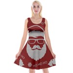 Ugly Christmas Sweater Reversible Velvet Sleeveless Dress