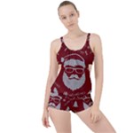 Ugly Christmas Sweater Boyleg Tankini Set 