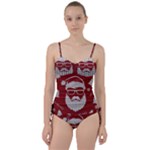 Ugly Christmas Sweater Sweetheart Tankini Set