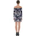 Neurons Brain Cells Brain Structure Off Shoulder Top with Skirt Set View2