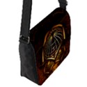Fractal 3d Render Design Backdrop Flap Messenger Bag (S) View2