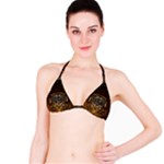Fractal 3d Render Design Backdrop Bikini Top