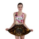 Fractal 3d Render Design Backdrop Mini Skirt View1