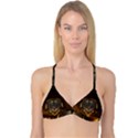 Fractal 3d Render Design Backdrop Reversible Tri Bikini Top View3