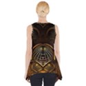 Fractal 3d Render Design Backdrop Side Drop Tank Tunic View2
