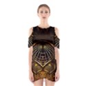 Fractal 3d Render Design Backdrop Shoulder Cutout One Piece View1