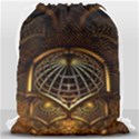 Fractal 3d Render Design Backdrop Drawstring Bag (Large) View2