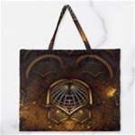 Fractal 3d Render Design Backdrop Zipper Large Tote Bag
