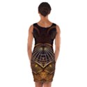 Fractal 3d Render Design Backdrop Wrap Front Bodycon Dress View2