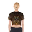 Fractal 3d Render Design Backdrop Cotton Crop Top View2