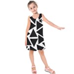 Template Black Triangle Kids  Sleeveless Dress